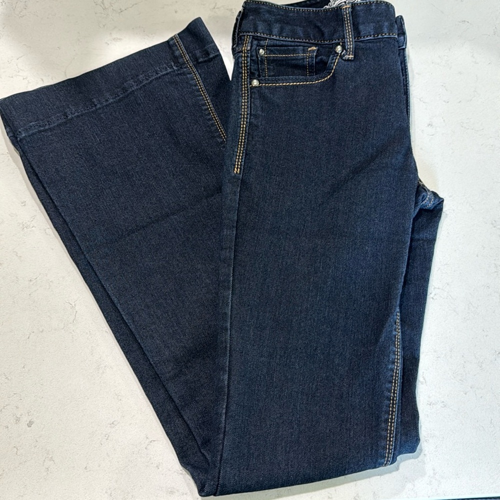 Express jeans flare bell bottom size 0